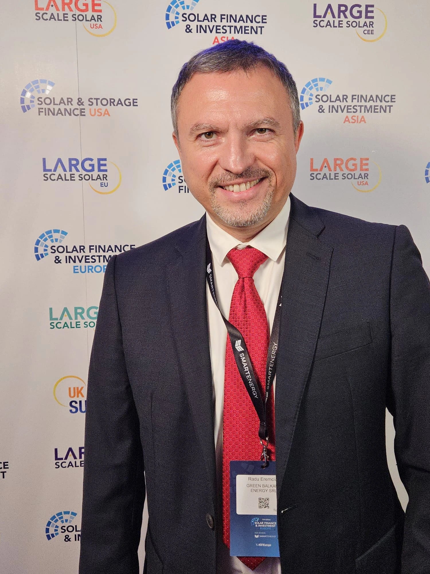 Radu Eremciuc at Solar Finance & Investment Europe, London