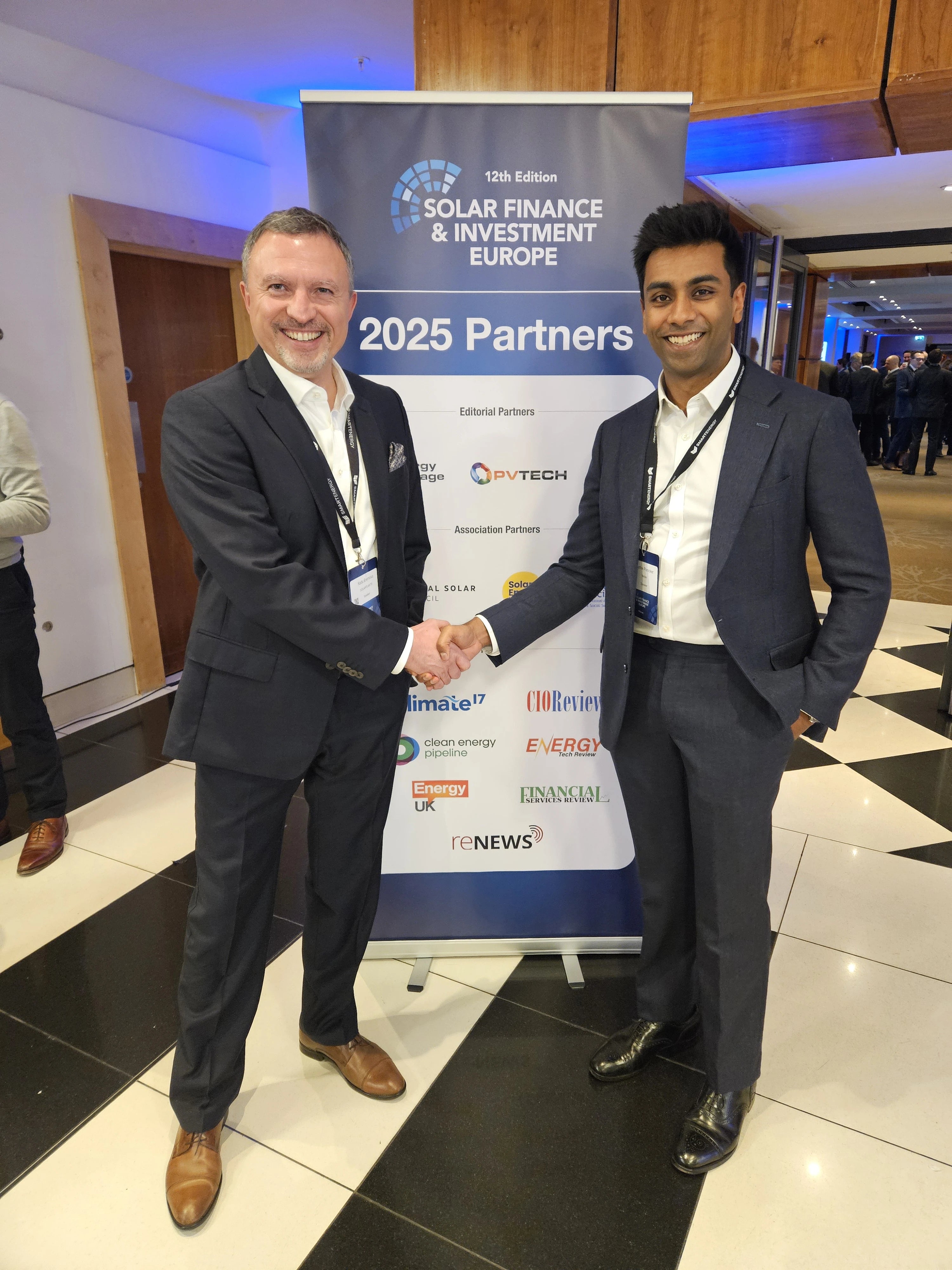 Radu Eremciuc at Solar Finance & Investment Europe, London